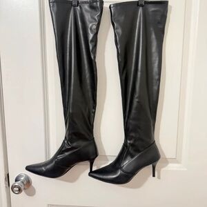 Boots Black Over the Knee Women's Boots